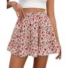 Floral Apricot Red