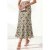 image:imageBTFBM Maxi Skirts for Women 2026 Summer Spring Lightweight A Line High Waisted Wedding Guest Party Silk Long Midi SkirtGreen Camo