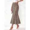 image:imageBTFBM Maxi Skirts for Women 2026 Summer Spring Lightweight A Line High Waisted Wedding Guest Party Silk Long Midi SkirtLeopard Print