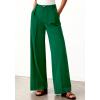 image:imageBTFBM Wide Leg Pants Woman 2026 High Waisted Button Business Casual Dressy Trousers Office Work Palazzo Pants PocketsGreen