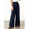 image:imageBTFBM Wide Leg Pants Woman 2026 High Waisted Button Business Casual Dressy Trousers Office Work Palazzo Pants PocketsNavy