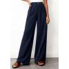 image:imageBTFBM Wide Leg Pants Woman 2026 High Waisted Button Business Casual Dressy Trousers Office Work Palazzo Pants PocketsNavy