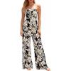 Floral Black Beige