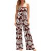 Floral Brown White