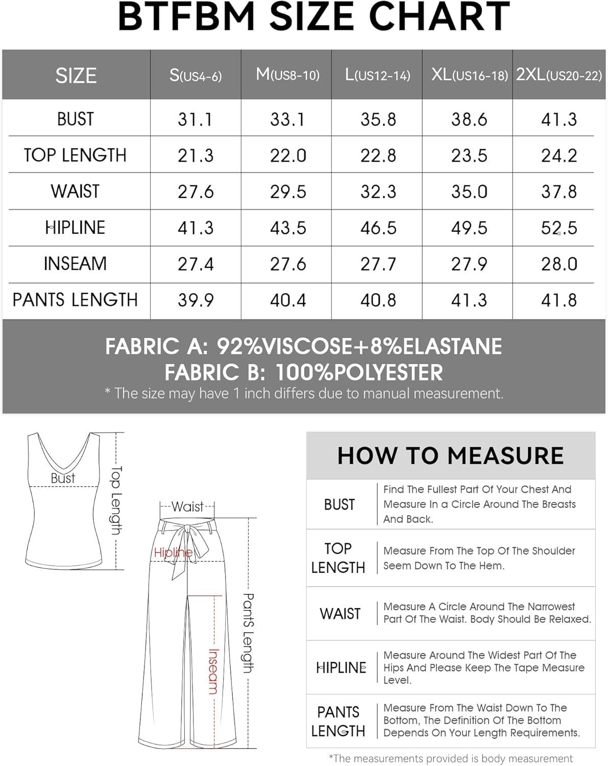 image:imageBTFBM Two Piece Sets For Women Summer 2026 Spring Outfits Casual Sleeveless Wide Leg Pants Sets Beach Vacation ClothesFloral Multicolored