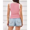 image:imageBTFBM High Neck Tank Top for Women Sleeveless Ribbed Y2k Clothes Basic Shirts Going Out Outfits Spring Summer Tops 2026Pink