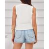 image:imageBTFBM High Neck Tank Top for Women Sleeveless Ribbed Y2k Clothes Basic Shirts Going Out Outfits Spring Summer Tops 2026White