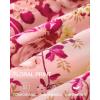 image:imageBTFBM Summer Dresses for Women 2026 Spring Outfits Beach Vacation Short Sleeve Smocked Boho Casual Floral Maxi DressFloral Pink Red