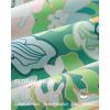 image:imageBTFBM Summer Dresses for Women 2026 Spring Outfits Beach Vacation Short Sleeve Smocked Boho Casual Floral Maxi DressPrint Green