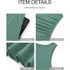 image:imageBTFBM Summer Maxi Dresses for Women 2026 Spring Sleeveless Casual Ruched High Waisted Long Sundress Flowy Beach DressSage Green