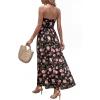 image:imageBTFBM Summer Maxi Dresses for Women 2026 Strapless Tube Top Floral Spring Wedding Guest Dress Beach Vacation OutfitsBlack Pink Flower