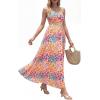 image:imageBTFBM Summer Maxi Dresses for Women 2026 Strapless Tube Top Floral Spring Wedding Guest Dress Beach Vacation OutfitsFloral White