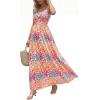 image:imageBTFBM Summer Maxi Dresses for Women 2026 Strapless Tube Top Floral Spring Wedding Guest Dress Beach Vacation OutfitsFloral White