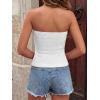 image:imageBTFBM Tube Tops for Women Floral Embroidery Summer Crop Top 2026 Strapless Going Out Y2K Beach Vacation Spring ClothesWhite