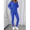 image:imageBTFBM Two Piece Sets for Women 2026 Casual Lounge Set Matching Oversized Shirts Leggings Workout Airport Travel OutfitsBlue