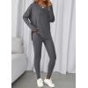 image:imageBTFBM Two Piece Sets for Women 2026 Casual Lounge Set Matching Oversized Shirts Leggings Workout Airport Travel OutfitsGrey