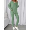 image:imageBTFBM Two Piece Sets for Women 2026 Casual Lounge Set Matching Oversized Shirts Leggings Workout Airport Travel OutfitsSage Green