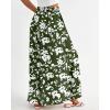 image:imageBTFBM Women Casual High Waist Wide Leg Pants 2026 Spring Summer Long Palazzo Pants Pocket Lounge Beach Vacation ClothesPrint Army Green White