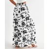 image:imageBTFBM Women Casual High Waist Wide Leg Pants 2026 Spring Summer Long Palazzo Pants Pocket Lounge Beach Vacation ClothesPrint Black