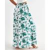 image:imageBTFBM Women Casual High Waist Wide Leg Pants 2026 Spring Summer Long Palazzo Pants Pocket Lounge Beach Vacation ClothesPrint Green
