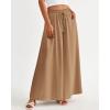 image:imageBTFBM Women Casual High Waist Wide Leg Pants 2026 Spring Summer Long Palazzo Pants Pocket Lounge Beach Vacation ClothesSolid Khaki