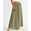 image:imageBTFBM Women Casual High Waist Wide Leg Pants 2026 Spring Summer Long Palazzo Pants Pocket Lounge Beach Vacation ClothesSolid Light Army Green