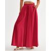 image:imageBTFBM Women Casual High Waist Wide Leg Pants 2026 Spring Summer Long Palazzo Pants Pocket Lounge Beach Vacation ClothesSolid Red