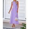 image:imageBTFBM Women Tank Midi Dress Summer Crewneck Sleeveless Pleated A Line Business Casual Formal Sweater Spring Dresses 2026Purple