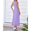 image:imageBTFBM Women Tank Midi Dress Summer Crewneck Sleeveless Pleated A Line Business Casual Formal Sweater Spring Dresses 2026Purple