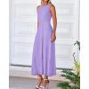 image:imageBTFBM Women Tank Midi Dress Summer Crewneck Sleeveless Pleated A Line Business Casual Formal Sweater Spring Dresses 2026Purple