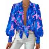 Floral Blue Pink