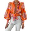 Floral Orange Purple
