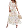 Floral White Multi