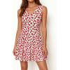 image:imageBTFBM Womens Summer Dresses 2026 Spring Casual Sleeveless Floral Knit Flowy ALine Mini Dress Pockets Beach SundressFloral Beige Red