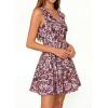 image:imageBTFBM Womens Summer Dresses 2026 Spring Casual Sleeveless Floral Knit Flowy ALine Mini Dress Pockets Beach SundressFloral Black Multi