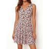 image:imageBTFBM Womens Summer Dresses 2026 Spring Casual Sleeveless Floral Knit Flowy ALine Mini Dress Pockets Beach SundressFloral Black Pink