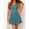 image:imageBTFBM Womens Summer Dresses 2026 Spring Casual Sleeveless Floral Knit Flowy ALine Mini Dress Pockets Beach SundressFloral Blue Green