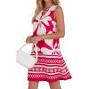image:imageBTFBM Casual Summer Dresses for Women 2026 Spring Sleeveless Boho Floral Tank Mini Sun Dress Beach Vacation SundressesFloral White Red
