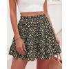 image:imageBTFBM Summer Skirts for Women 2026 Floral High Waist Shorts Underneath Boho Tiered Flowy Tennis Skorts Casual Mini SkirtFloral Black
