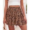image:imageBTFBM Summer Skirts for Women 2026 Floral High Waist Shorts Underneath Boho Tiered Flowy Tennis Skorts Casual Mini SkirtFloral Khaki Black