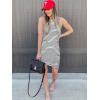 image:imageBTFBM Women Summer Dresses 2026 Sleeveless Tank Ruched Bodycon Sundresses for Women Party Beach Mini Casual Spring DressStripe