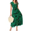 Green Big Floral
