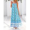 image:imageBTFBM Casual Women Summer Maxi Dresses 2026 Loose Sleeveless Sundress Spaghetti Strap Boho Long Dress VacationLight Blue