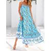 image:imageBTFBM Casual Women Summer Maxi Dresses 2026 Loose Sleeveless Sundress Spaghetti Strap Boho Long Dress VacationLight Blue