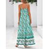 image:imageBTFBM Casual Women Summer Maxi Dresses 2026 Loose Sleeveless Sundress Spaghetti Strap Boho Long Dress VacationLight Green