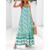 image:imageBTFBM Casual Women Summer Maxi Dresses 2026 Loose Sleeveless Sundress Spaghetti Strap Boho Long Dress VacationLight Green