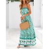 image:imageBTFBM Casual Women Summer Maxi Dresses 2026 Loose Sleeveless Sundress Spaghetti Strap Boho Long Dress VacationLight Green