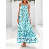 image:imageBTFBM Casual Women Summer Maxi Dresses 2026 Loose Sleeveless Sundress Spaghetti Strap Boho Long Dress VacationLight Lake Blue