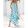 image:imageBTFBM Casual Women Summer Maxi Dresses 2026 Loose Sleeveless Sundress Spaghetti Strap Boho Long Dress VacationLight Lake Blue