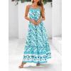 image:imageBTFBM Casual Women Summer Maxi Dresses 2026 Loose Sleeveless Sundress Spaghetti Strap Boho Long Dress VacationLight Lake Blue